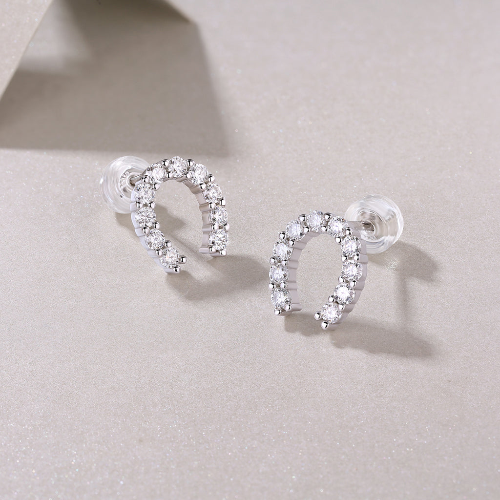 Keep Happiness - Diamond Stud Earrings