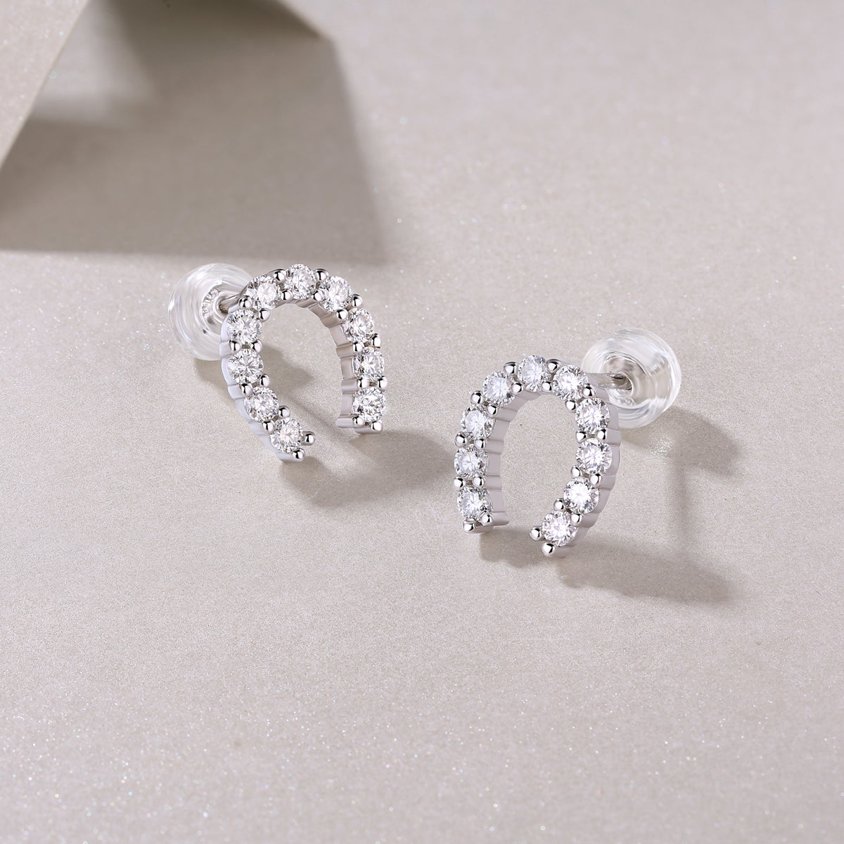 Keep Happiness - Diamond Stud Earrings