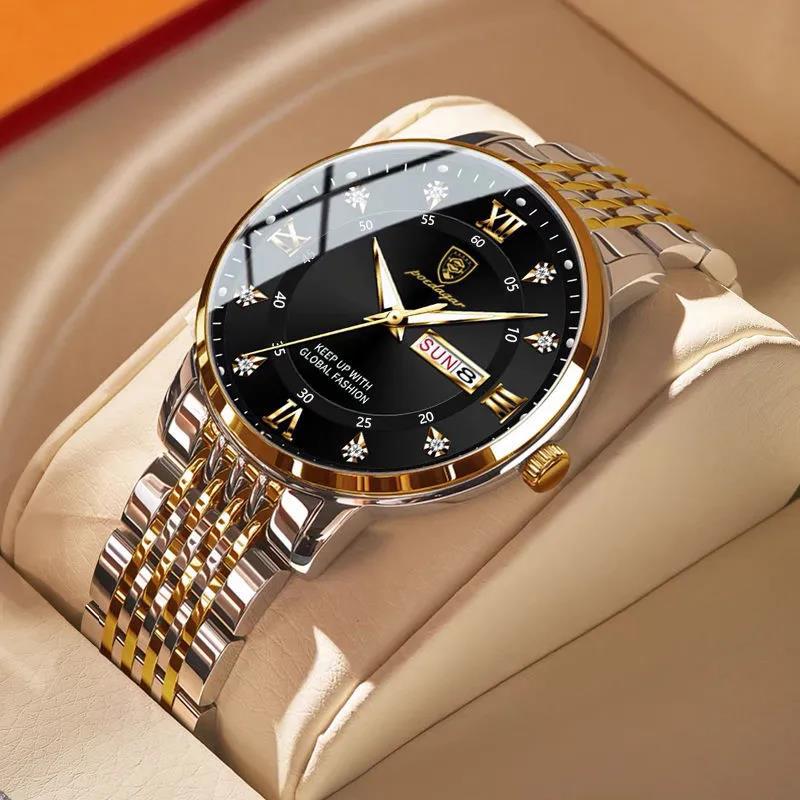 Sapphire Crystal Men's Watch | Seiko Movement | Luminous Calendar | 50M