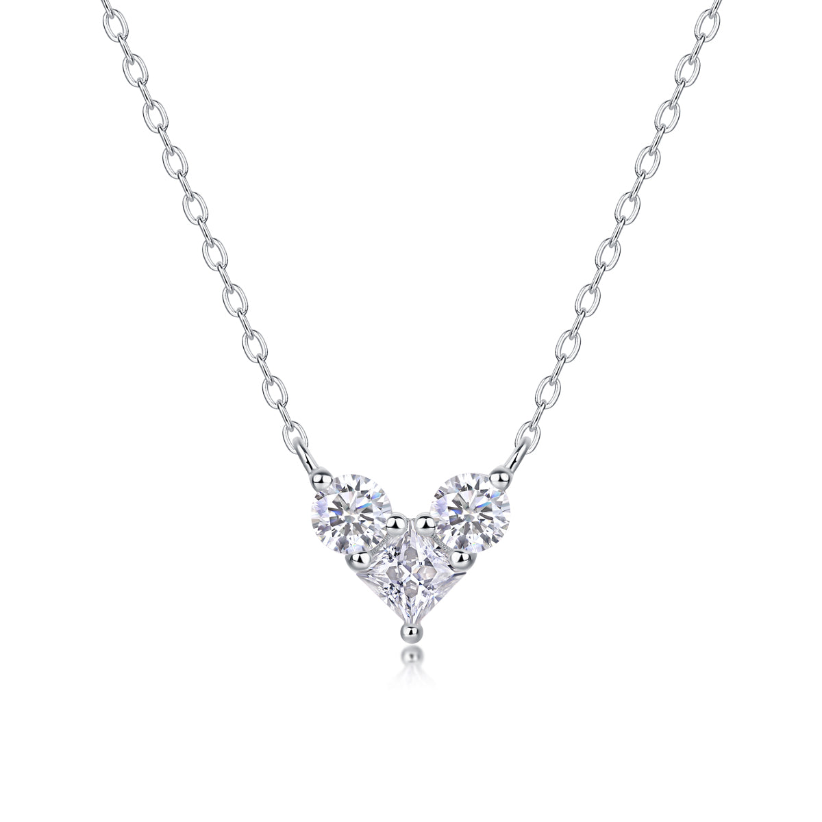 Love In The Present - A Fashionable And Luxurious Diamond Jewelry Pendant Set