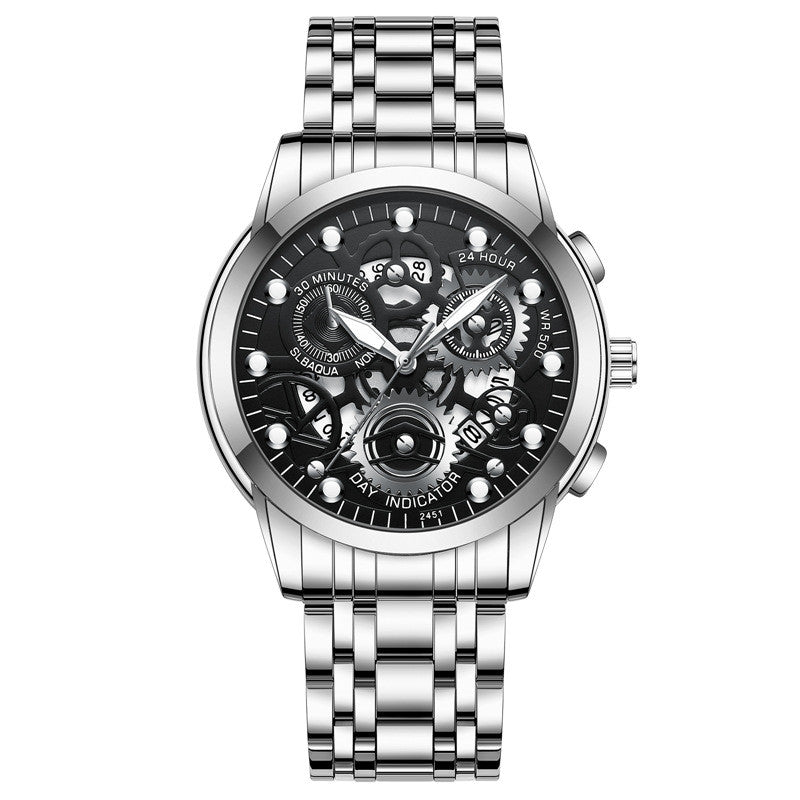 Men's Hollow Skeleton Business Watch | 41mm | 7 Colors