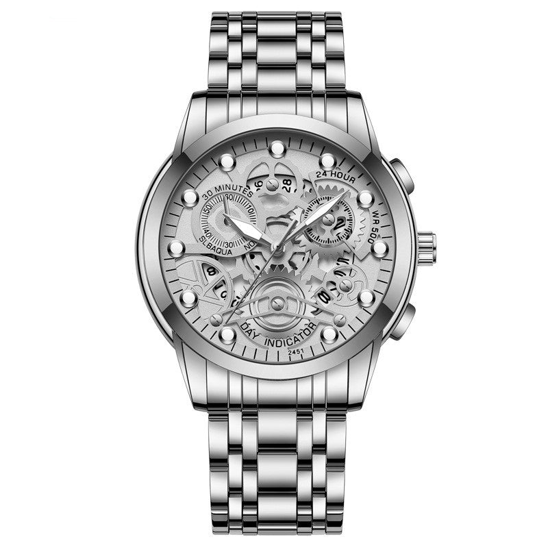 Men's Hollow Skeleton Business Watch | 41mm | 7 Colors