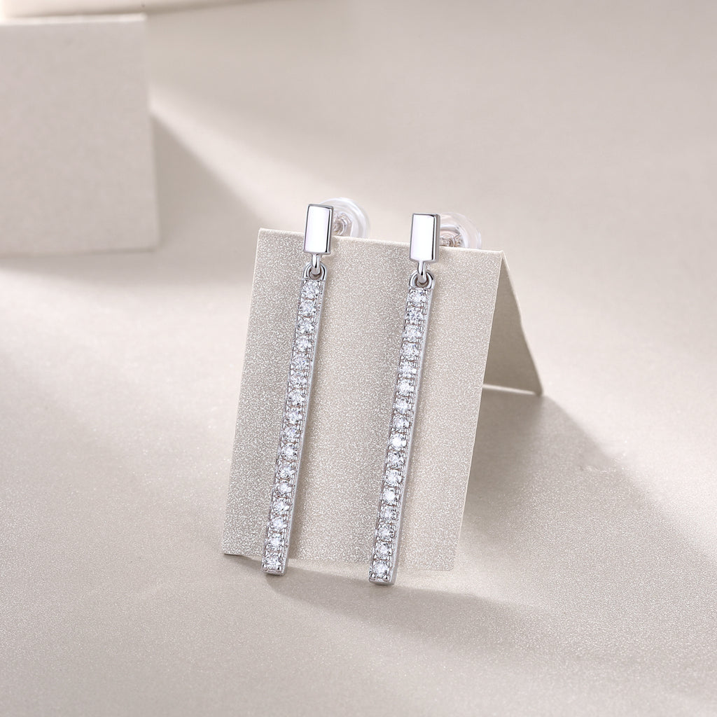 Jumping Diamond -Luxury Diamond Earrings Stud