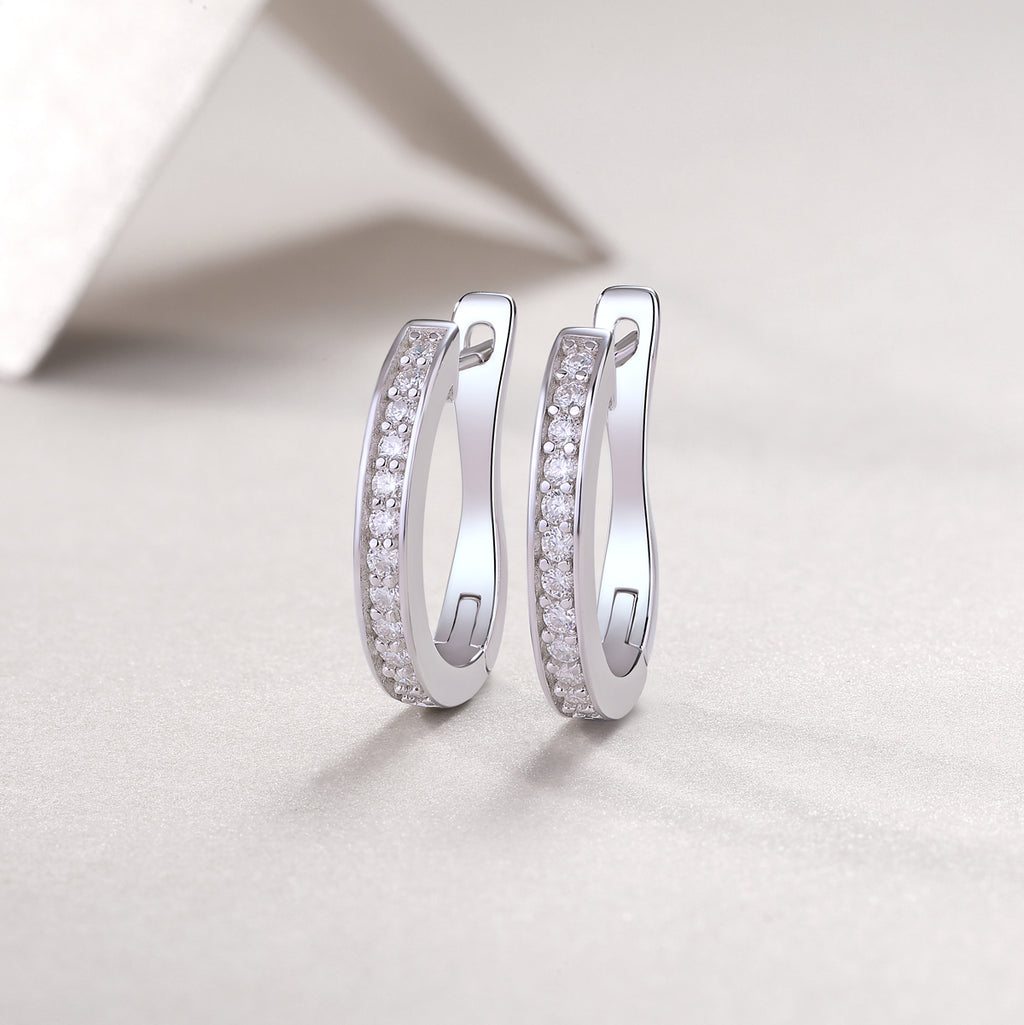 Morning Dew - Fashionable And Luxurious Diamond Jewelry Stud Earrings