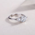 Luxury Diamond Wedding Ring - Cushion Cut Moissanite