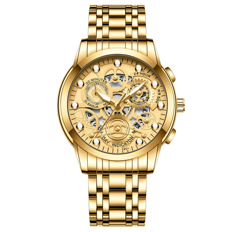 Men's Hollow Skeleton Business Watch | 41mm | 7 Colors